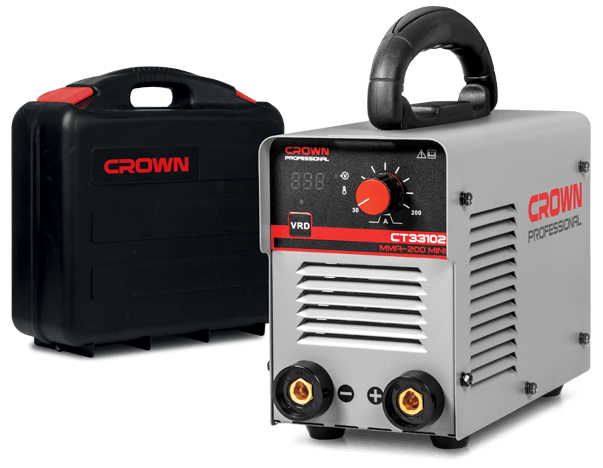 Saldatrice Inverter MMA CROWN CT33102 IMC (150A) in Valigetta con Kit Accessori